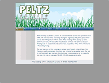 Tablet Screenshot of peltzsodding.com